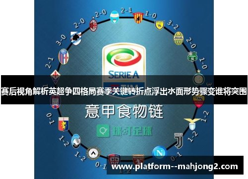 赛后视角解析英超争四格局赛季关键转折点浮出水面形势骤变谁将突围